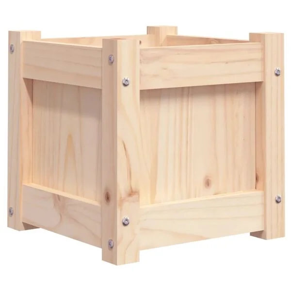 vidaXL Jardinière 31x31x31 cm bois de pin massif