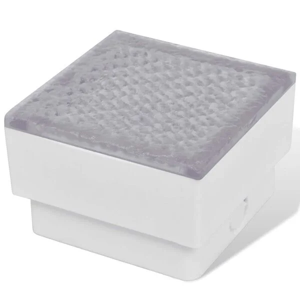 vidaXL Lampes LED enterrées 12 pcs 100x100x68 mm