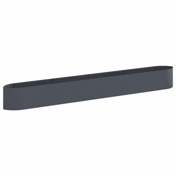 vidaXL Jardin surélevé Anthracite 380 x 40 x 40 cm Acier