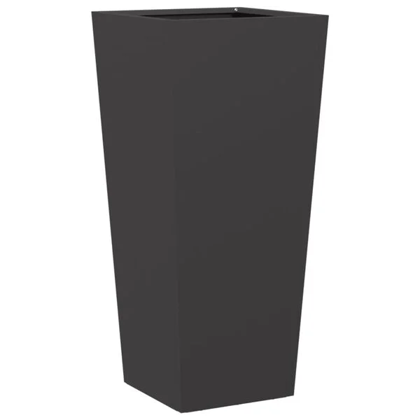 vidaXL Jardinière noir 35x35x75 cm acier