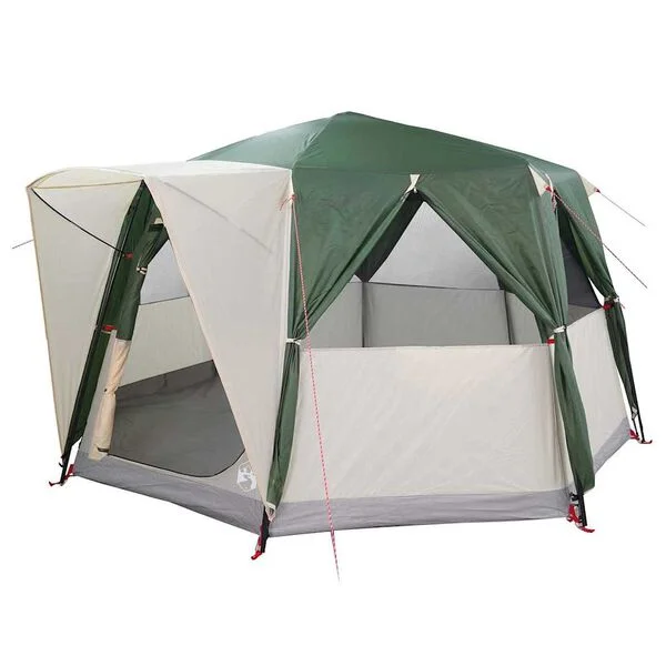 vidaXL Tente de Campagne 6-Personnes 6 personne Vert