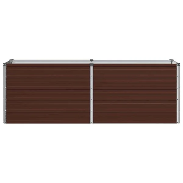 vidaXL Jardin surélevé Marron 160 x 40 x 55 cm acier laminé à froid
