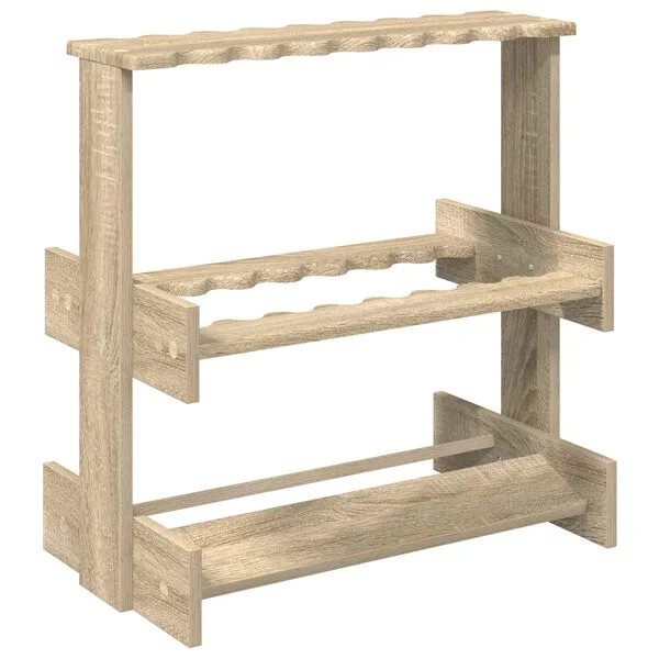 vidaXL Support de queue de billard Bois d'ingénierie 60 x 35 x 60 cm