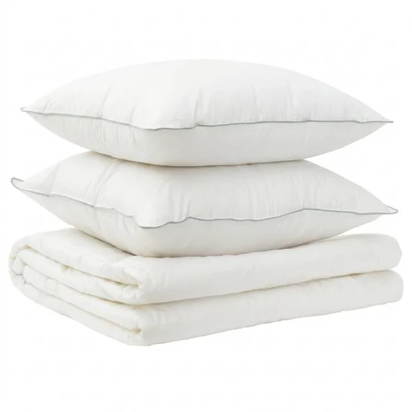 vidaXL Ensemble de couette et d'oreiller 3 pc 240x260 cm Été 140 GSM