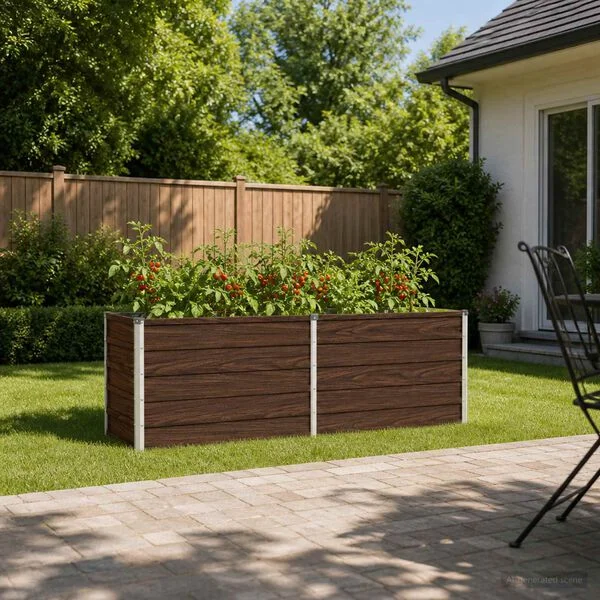 vidaXL Jardin surélevé Noir 160 x 40 x 55 cm acier laminé à froid