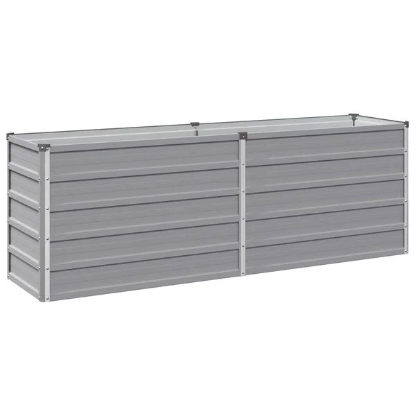 vidaXL Jardin surélevé Gris 160 x 40 x 55 cm acier laminé à froid
