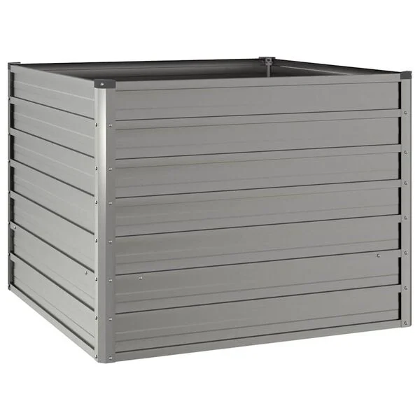 vidaXL Lit surélevé de jardin rouillé 100x100x77 cm acier corten