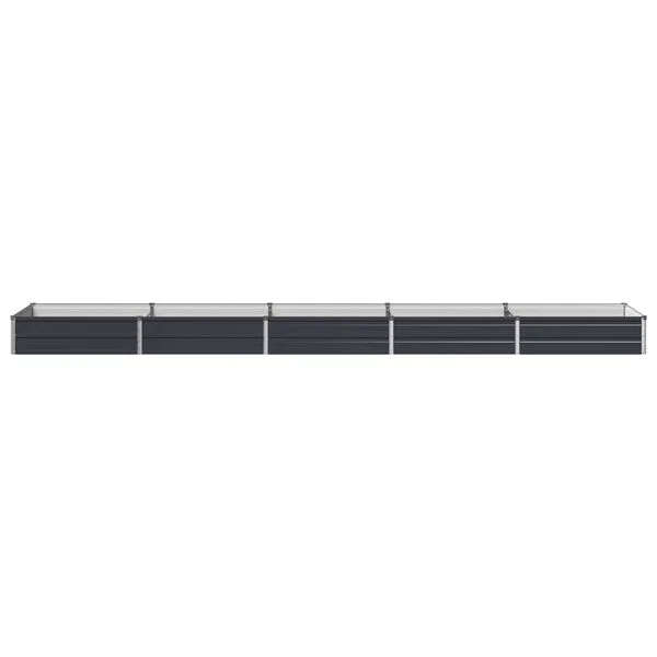 vidaXL Jardin surélevé Anthracite 400 x 80 x 24 cm