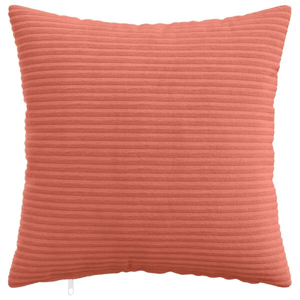 vidaXL Housse de coussin 2 pcs HEERLEN Rouge orange 40 x 40 cm
