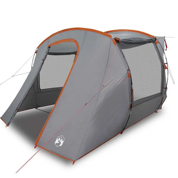 vidaXL Tente de voiture gris et orange imperméable