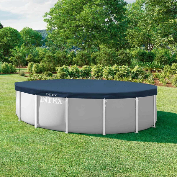 INTEX Couverture de piscine INTEX Ø457 x 20 cm Rond PVC, PET