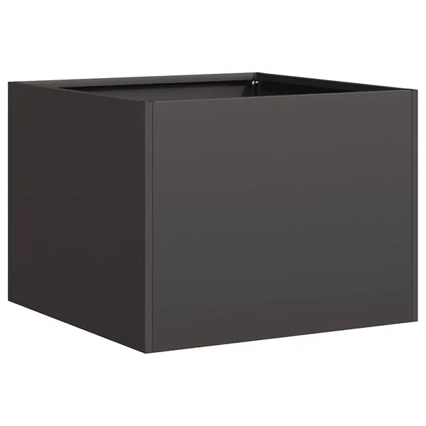 vidaXL Jardinière noir 40x40x30 cm acier