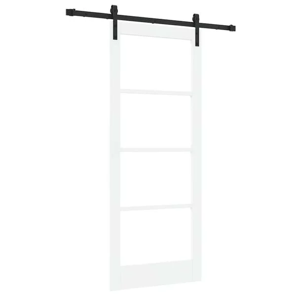 vidaXL Porte coulissante ORKDAL Blanc 83 x 202 cm