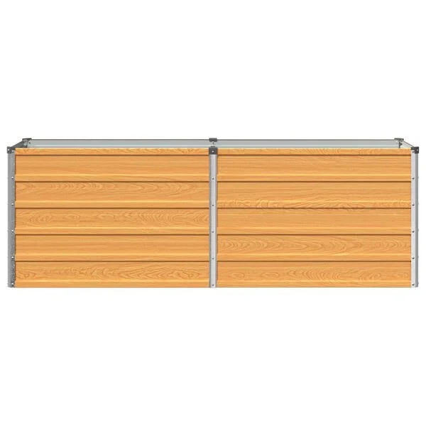 vidaXL Jardin surélevé Naturel 160 x 40 x 55 cm acier laminé à froid