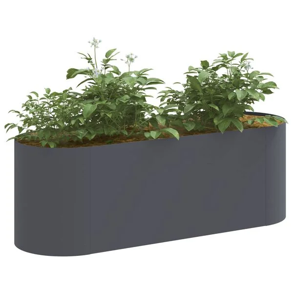 vidaXL Jardin surélevé Anthracite 120 x 40 x 40 cm