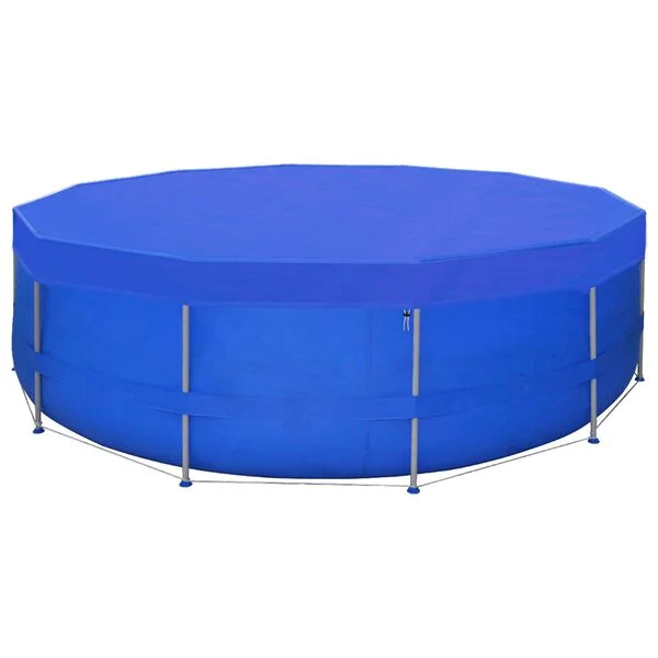 vidaXL Couverture de piscine PE Ronde 460 cm 90 g/m²