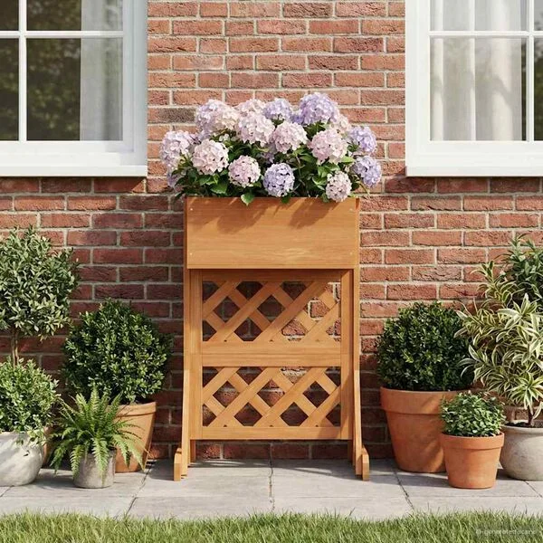 vidaXL Trellis de jardin vertical Orange 48 x 30 x 70, 5 cm