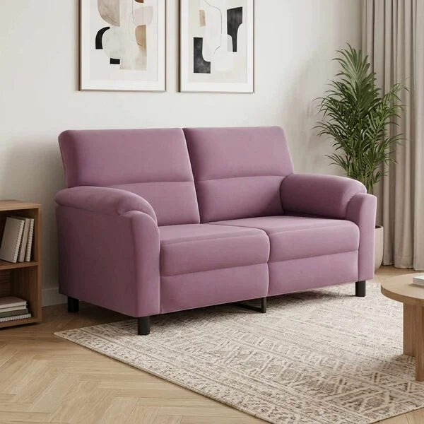vidaXL Canapé Pourpre 174 x 85 x 93 cm Velours