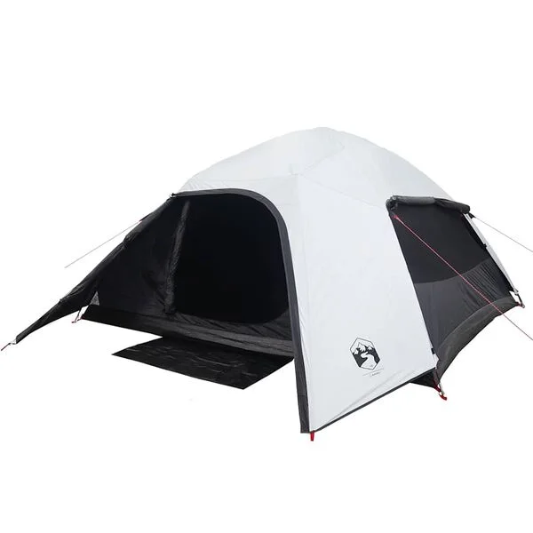 vidaXL Tente de camping à dôme 4 personnes tissu occultant imperméable