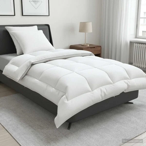 vidaXL Ensemble de couette et d'oreiller 3 pc 140x220 cm 4 saisons