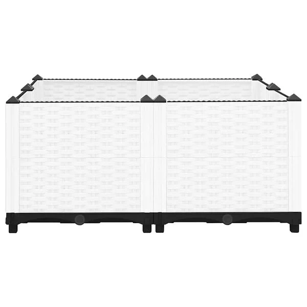 vidaXL Lit surélevé 80x80x38 cm Polypropylène