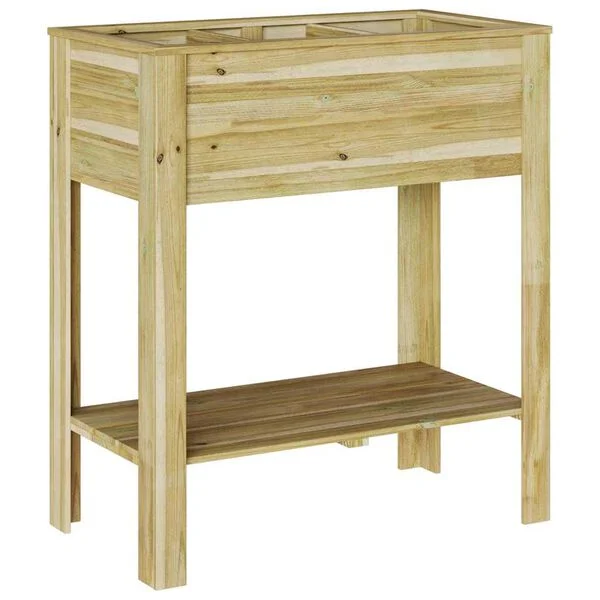 vidaXL Jardin haut Marron 85, 5 x 46, 5 x 96 cm Bois de pin imprégné