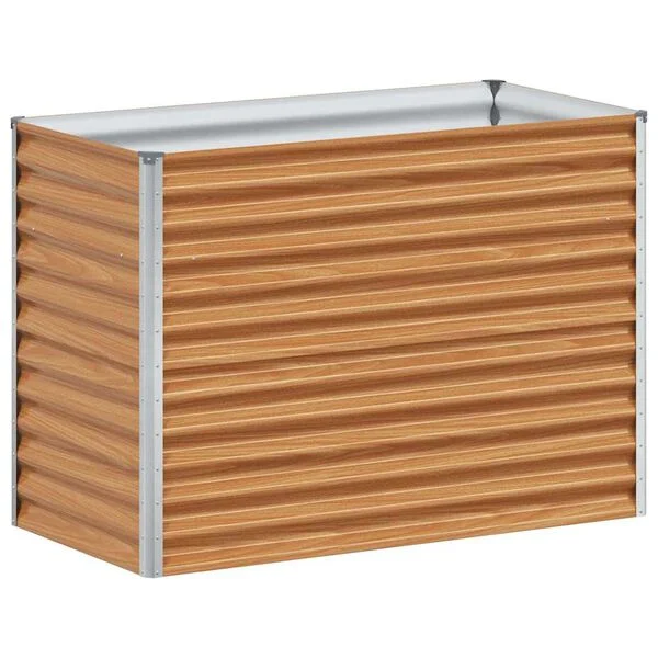 vidaXL Jardinière surélevée Marron Clair 98 x 50 x 68 cm