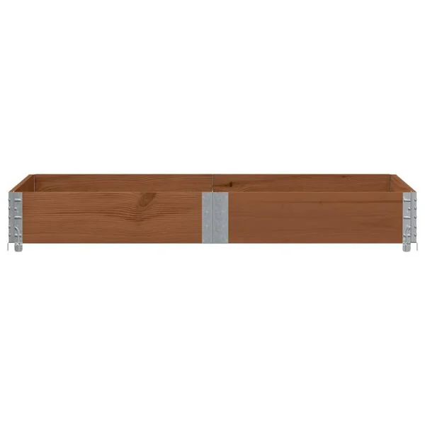 vidaXL Jardinière marron 150x100 cm bois massif de pin