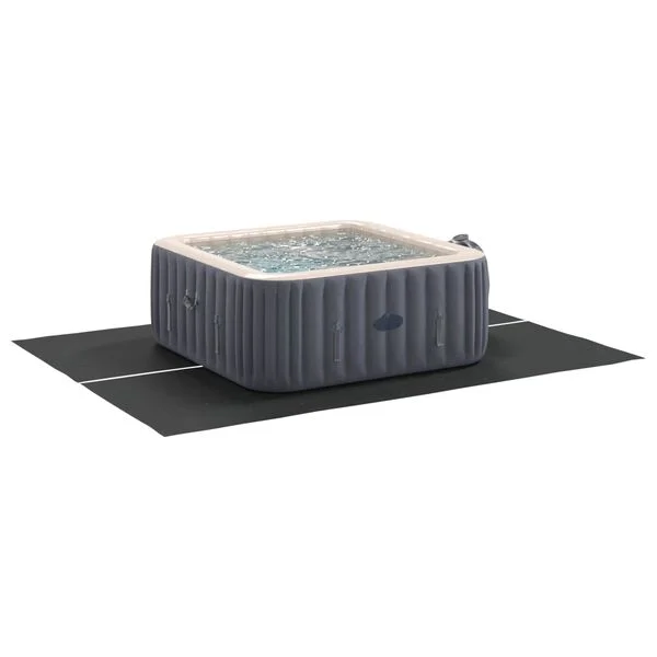 vidaXL Tapis de piscine 300 x 220 x 0, 1 cm Rectangulaire Noir