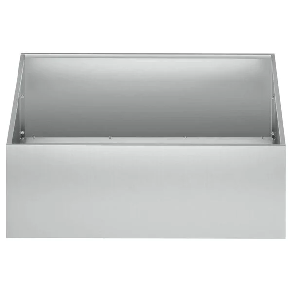 vidaXL Cache-pot de jardin Argenté 40 x 40 x 20 cm Acier galvanisé