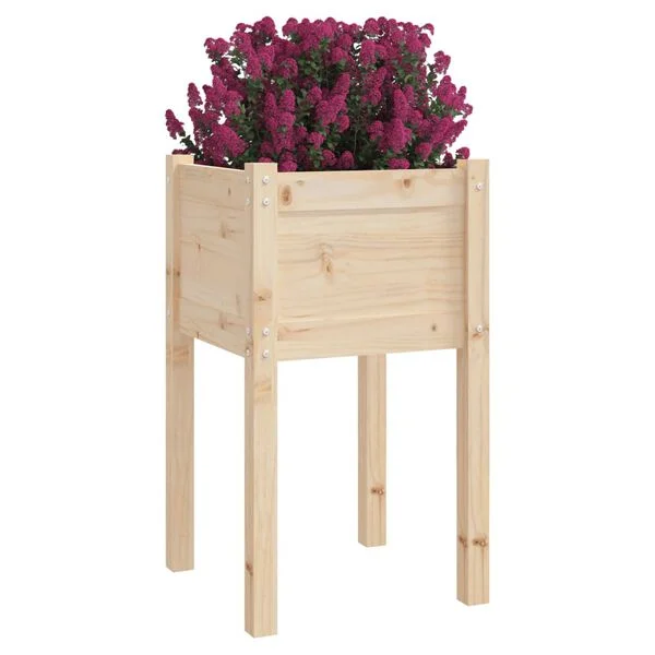 vidaXL Jardinière d'extérieur 50x50x70 cm bois de pin massif