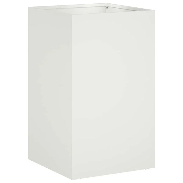 vidaXL Cache-pot de jardin 2 pc Blanc 30 x 30 x 50 cm