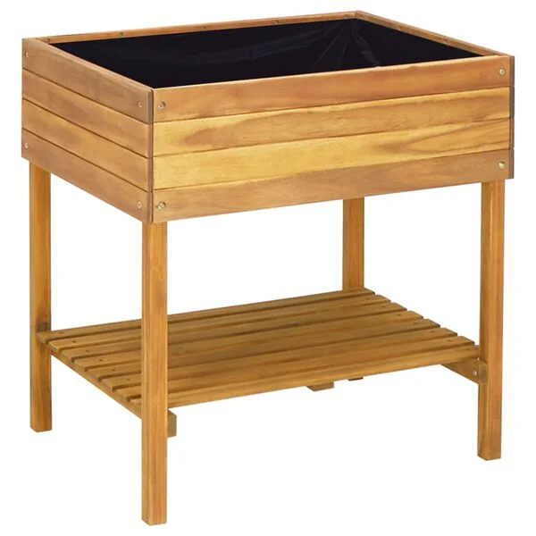 vidaXL Jardinière surélevée 78, 5x58, 5x78, 5 cm Bois massif d'acacia