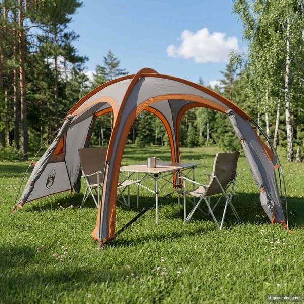 vidaXL Tente de trekking avec housse de pluie résistante à l'eau