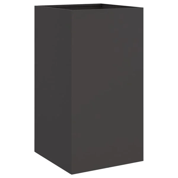 vidaXL Jardinière noir 42x38x75 cm acier