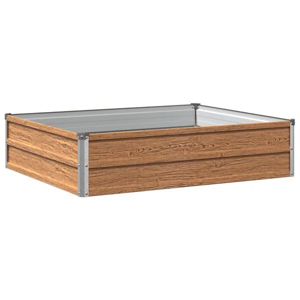 vidaXL Jardin surélevé Chêne Brun 100 x 80 x 24 cm