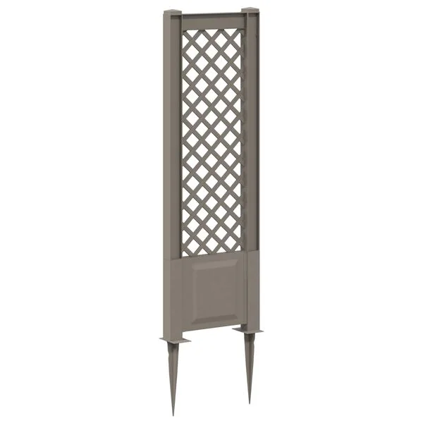 vidaXL Trellis avec pique PP Gris