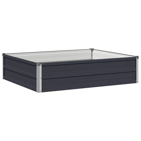 vidaXL Jardin surélevé Anthracite 100 x 80 x 24 cm