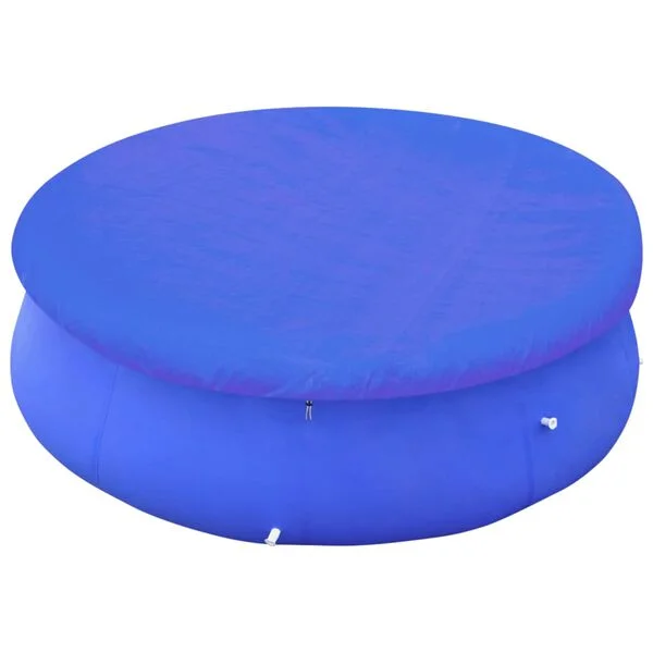 vidaXL Couvertures de piscine 2 pcs PE Ronde 460 cm 90 g/m²