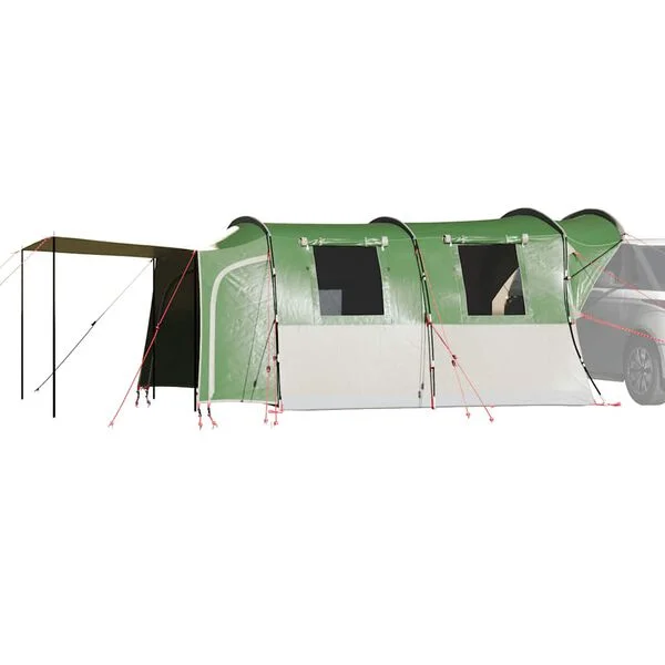 vidaXL Tente de voiture 4 personnes vert imperméable