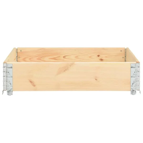 vidaXL Jardinière surélevée 100x100 cm Bois de pin solide
