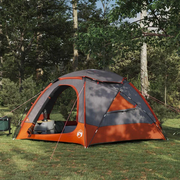 vidaXL Tente en dôme avec housse imperméable amovible 4 personne