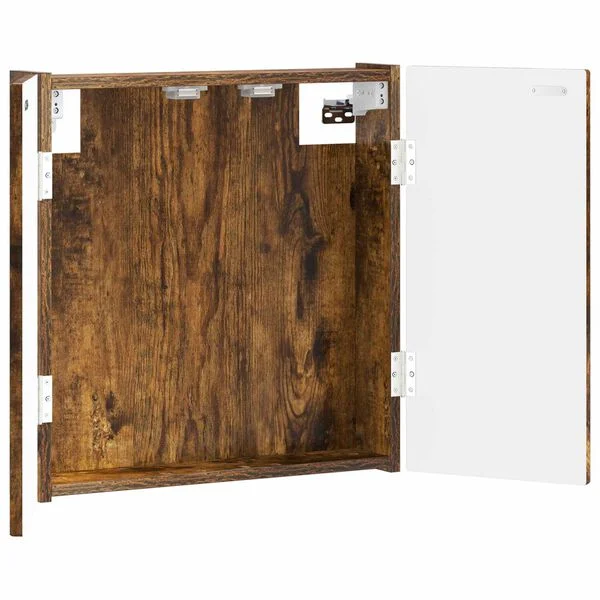 vidaXL Cabinet pour cible ARNHEM Chêne fumé 52, 5 x 10, 5 x 53, 5 cm