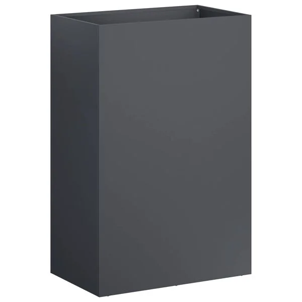 vidaXL Cache-pot de jardin 2 pc Anthracite 50 x 40 x 75 cm