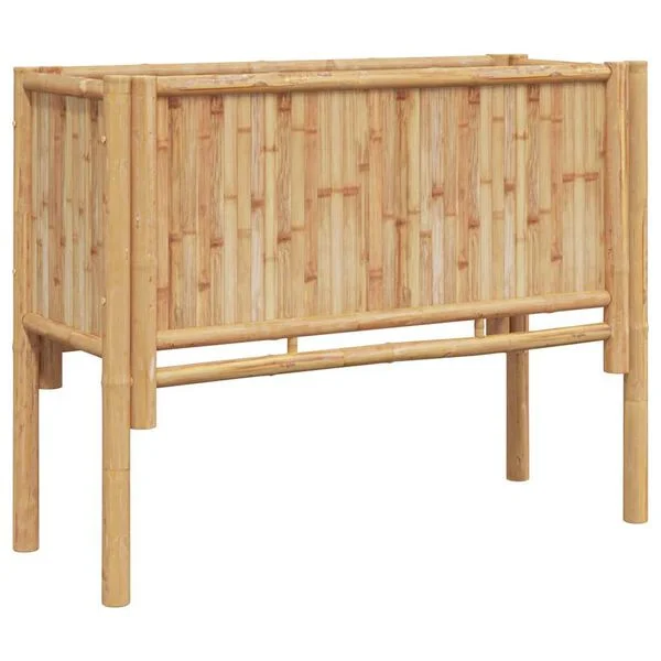 vidaXL Lit surélevé Marron 90 x 35 x 70 cm Bambou