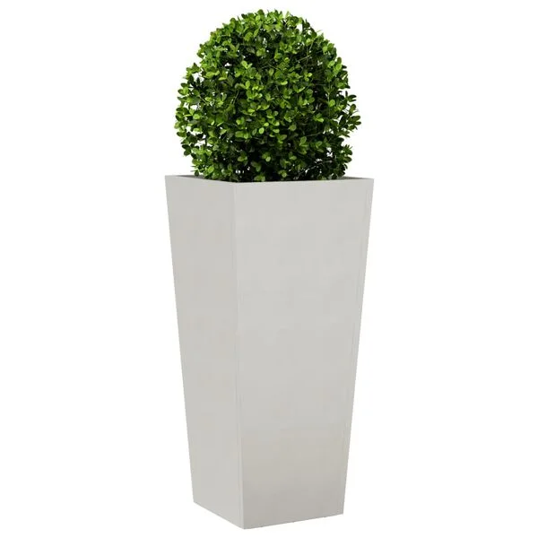 vidaXL Jardinière 35x35x75 cm acier inoxydable