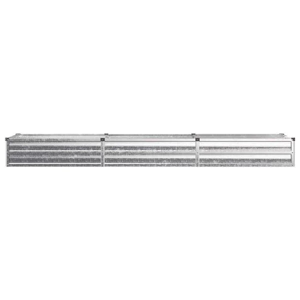 vidaXL Jardin surélevé Argenté 240 x 40 x 24 cm galvanisé