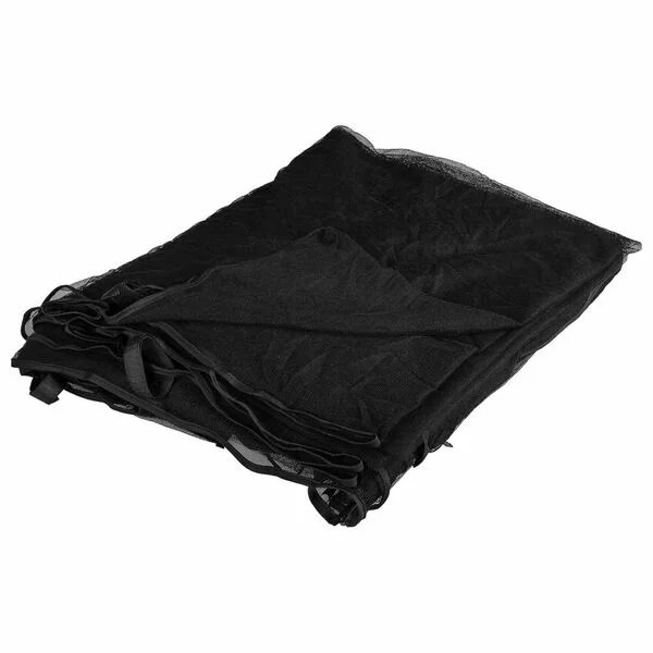 vidaXL Moustiquaire pour gazebo 220 mesh Noir 3, 6 x 3 x 2 m Polyester