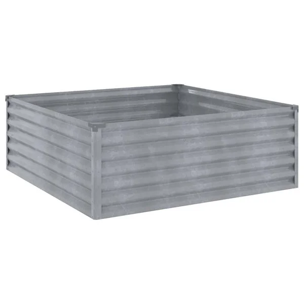 vidaXL Lit surélevé de jardin 100x100x36 cm acier corten