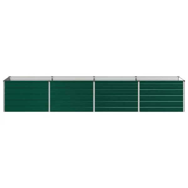 vidaXL Jardin surélevé Vert 320 x 80 x 55 cm acier laminé à froid